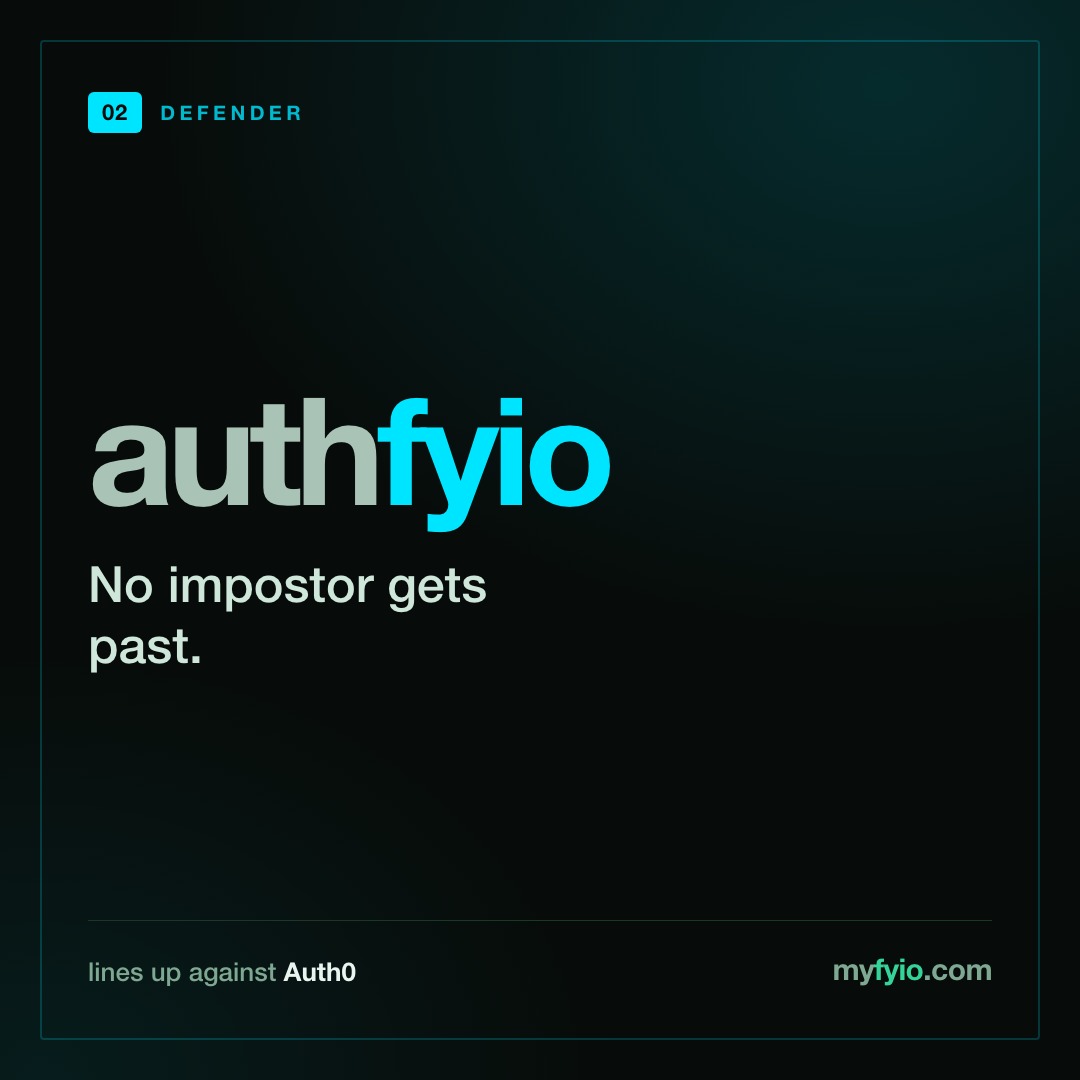 authfyio product screenshot