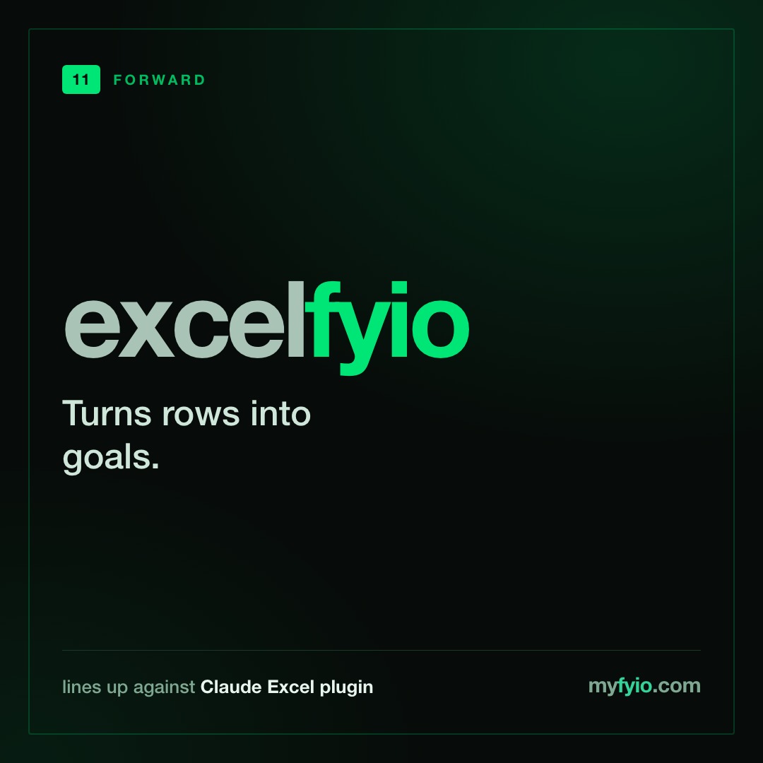 excelfyio product screenshot